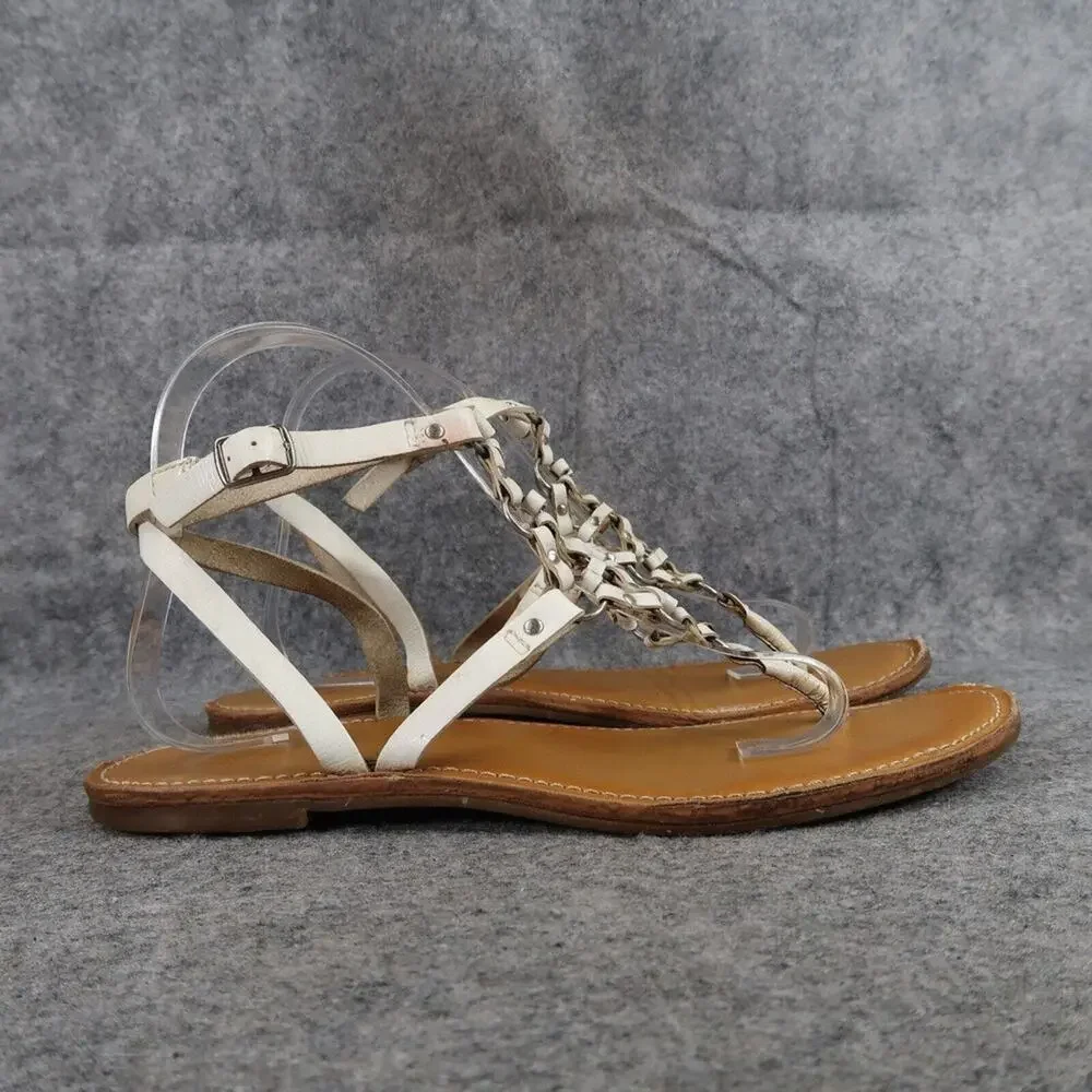 Yellowbox Shoes Womens 8.5 Sandals Casual Strappy Flats Ankle Strap Adjustable - Picture 2 of 15